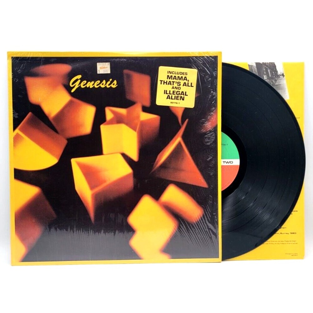 GENESIS - SELF TITLED - ROCK LP RECORD IN SHRINK HYPE STICKER ATLANTIC